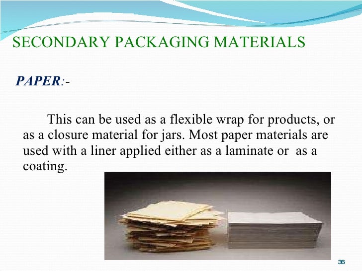 Primary And Second Packaging