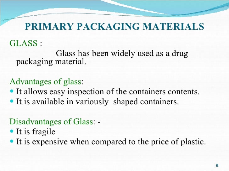 Primary And Second Packaging