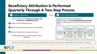Primary Care First Webinar: Primary Care First Model Options - Introduction | PDF