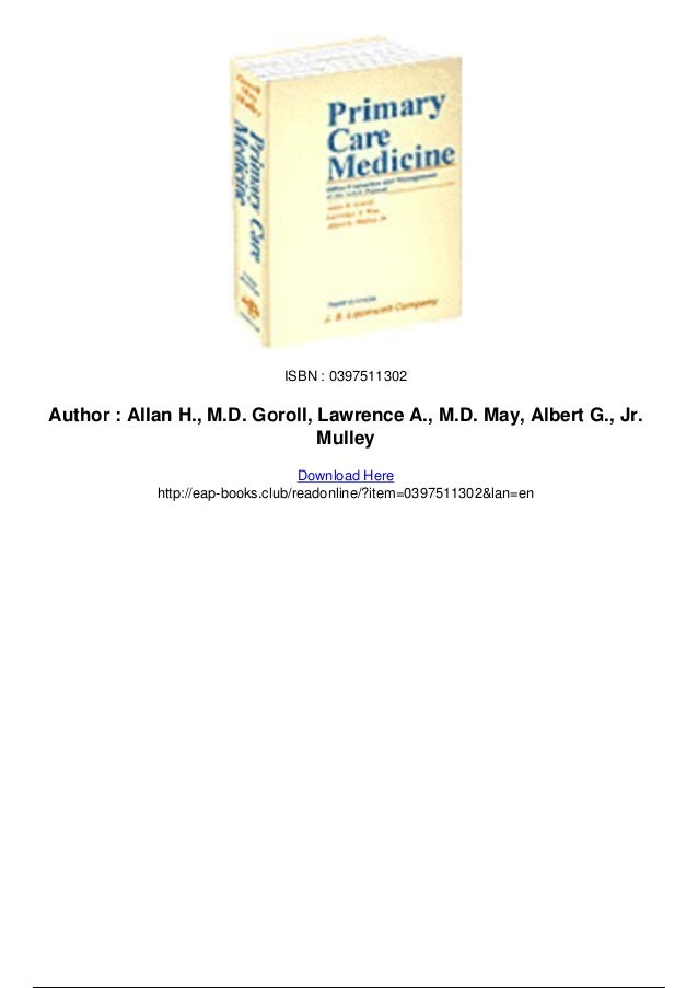 Goroll Primary Care Medicine Pdf File Goroll Primary Care Medicine Pdf File