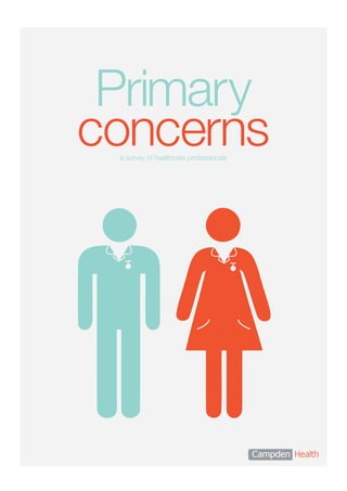 Primary
concerns
a survey of healthcare professionals

 
