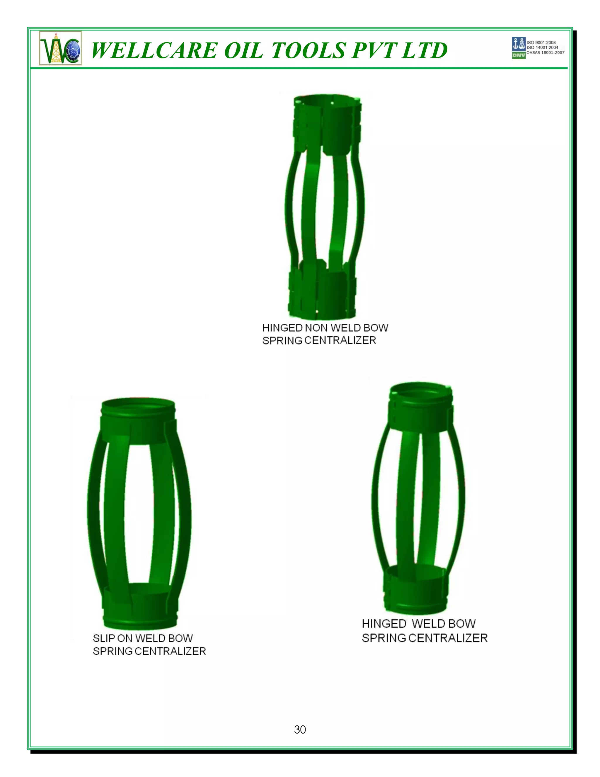 WELLCARE OIL TOOLS PVT LTD




              30
 