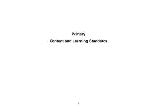 Primary curriculum framework 2018 | PPT