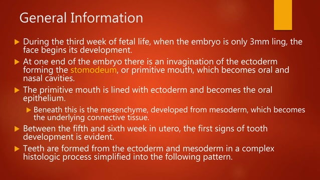 Primary Dentition and Tooth Development | PPTX
