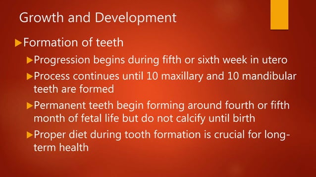 Primary Dentition and Tooth Development | PPTX