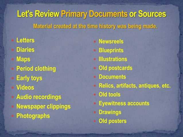 Primary And Secondary Sources Quiz PPT primary-and-secondary-sources-quiz-ppt