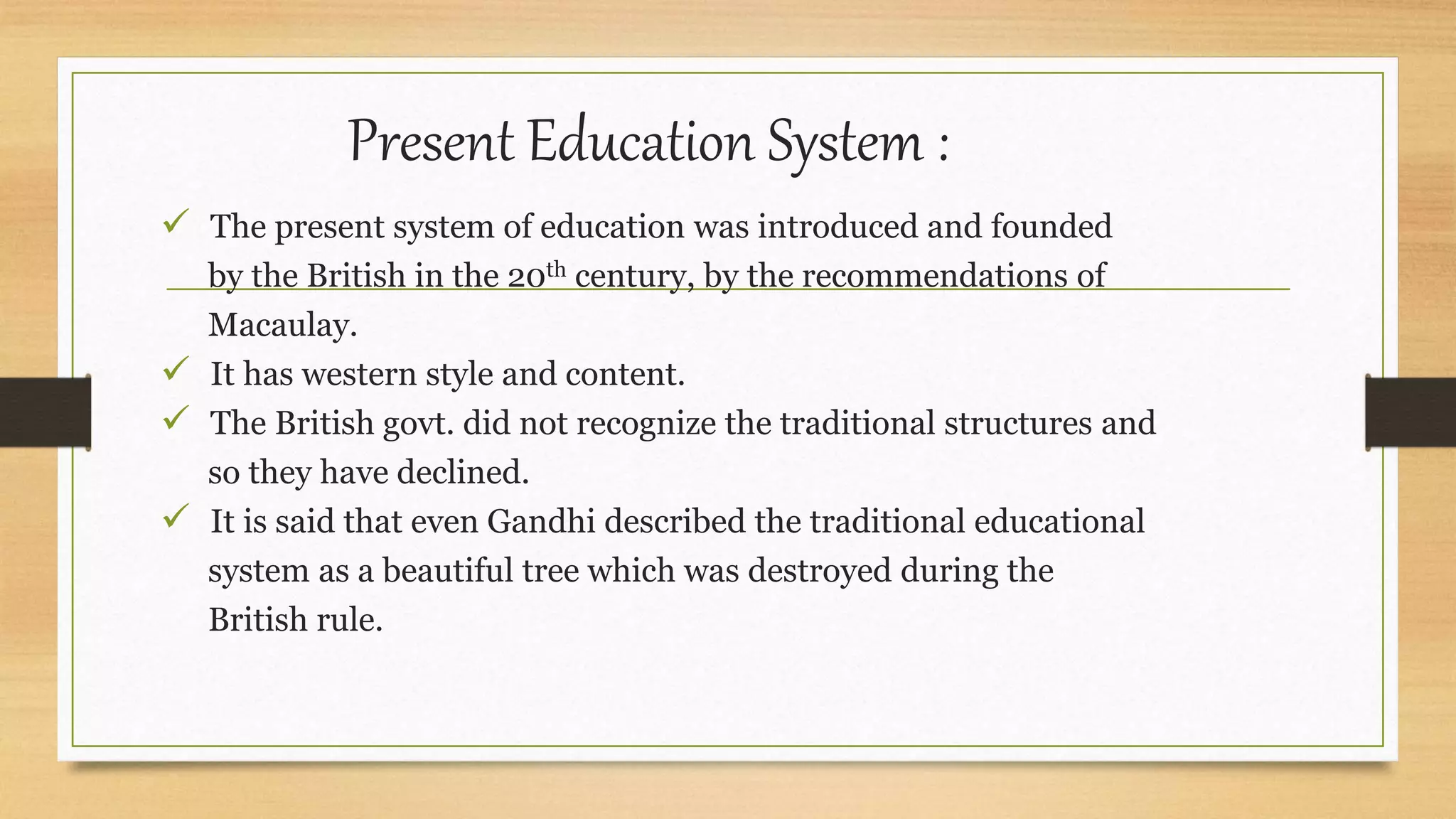 Education System of India | PPTX