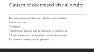 presentation of Primary eye care and training | PPTX