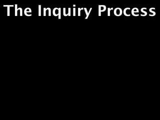 The Inquiry Process
 