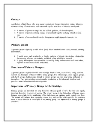 Primary Groups in Sociology (Definition & 10 Examples) (2023)