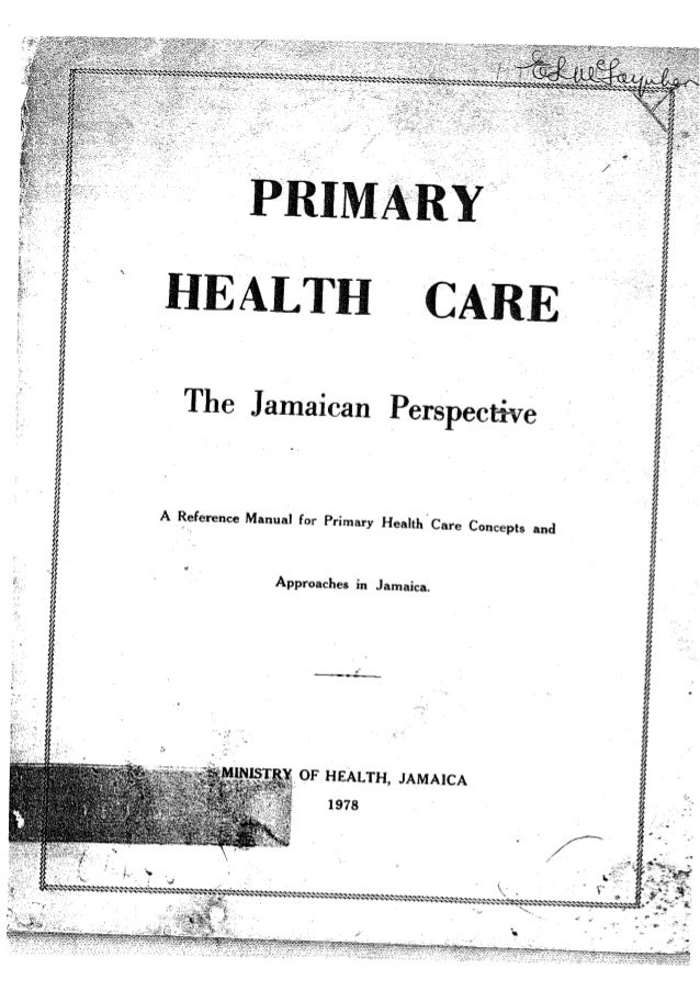 Primary health care the jamaican perspective 1978