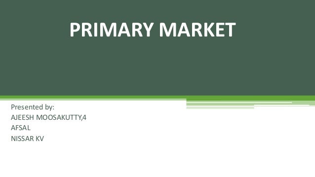 Facebook ipo primary market