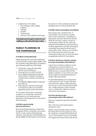 Primary Maternal Care: The puerperium and family planning | PDF