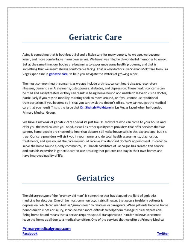 Primary medical group