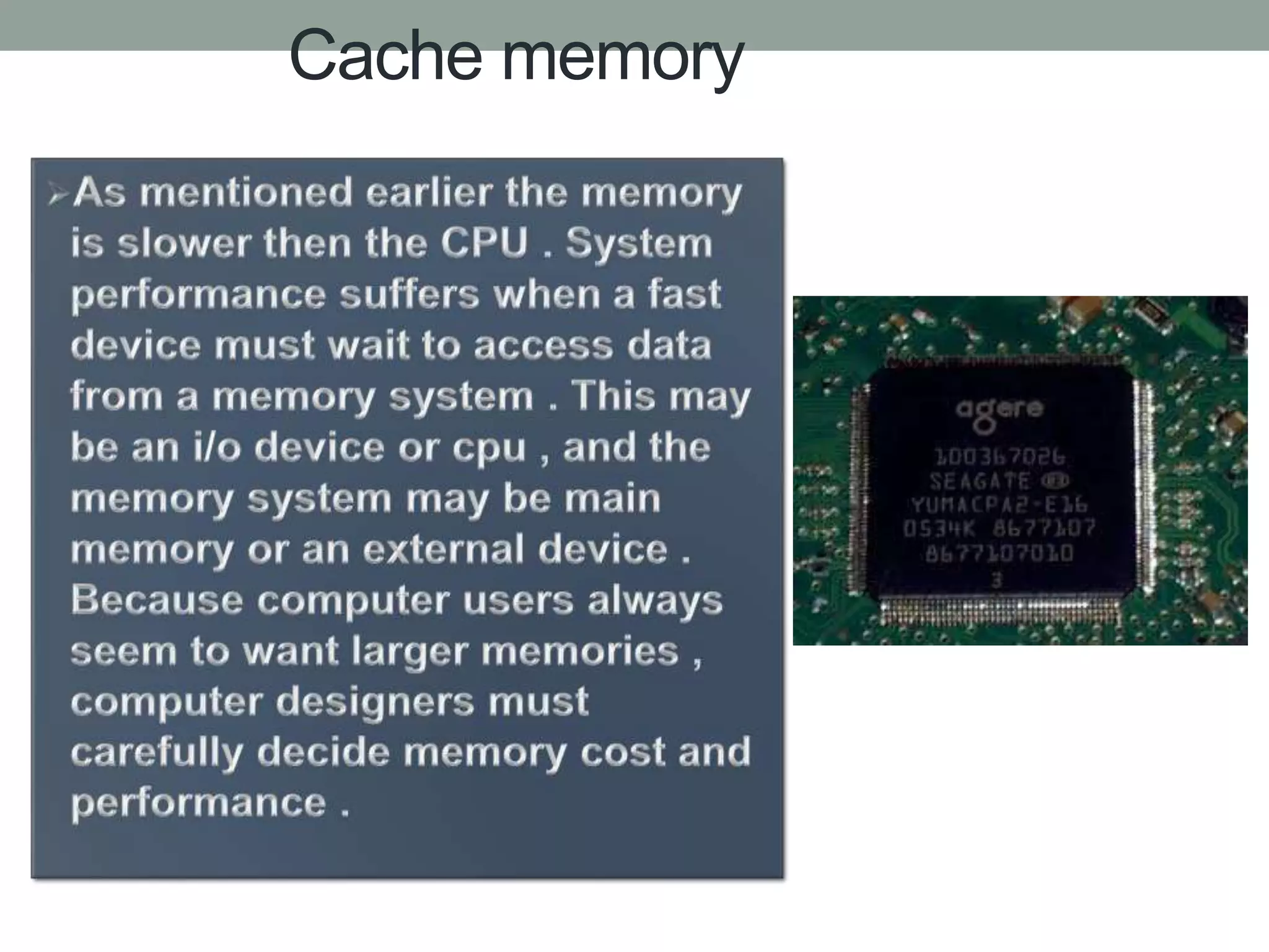Cache memory
