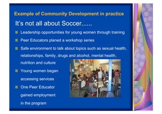 Primary models of community development | PPT