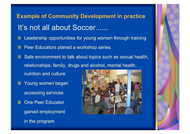 Primary models of community development