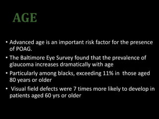 Primary open angle glaucoma (poag)kalpy | PPTX