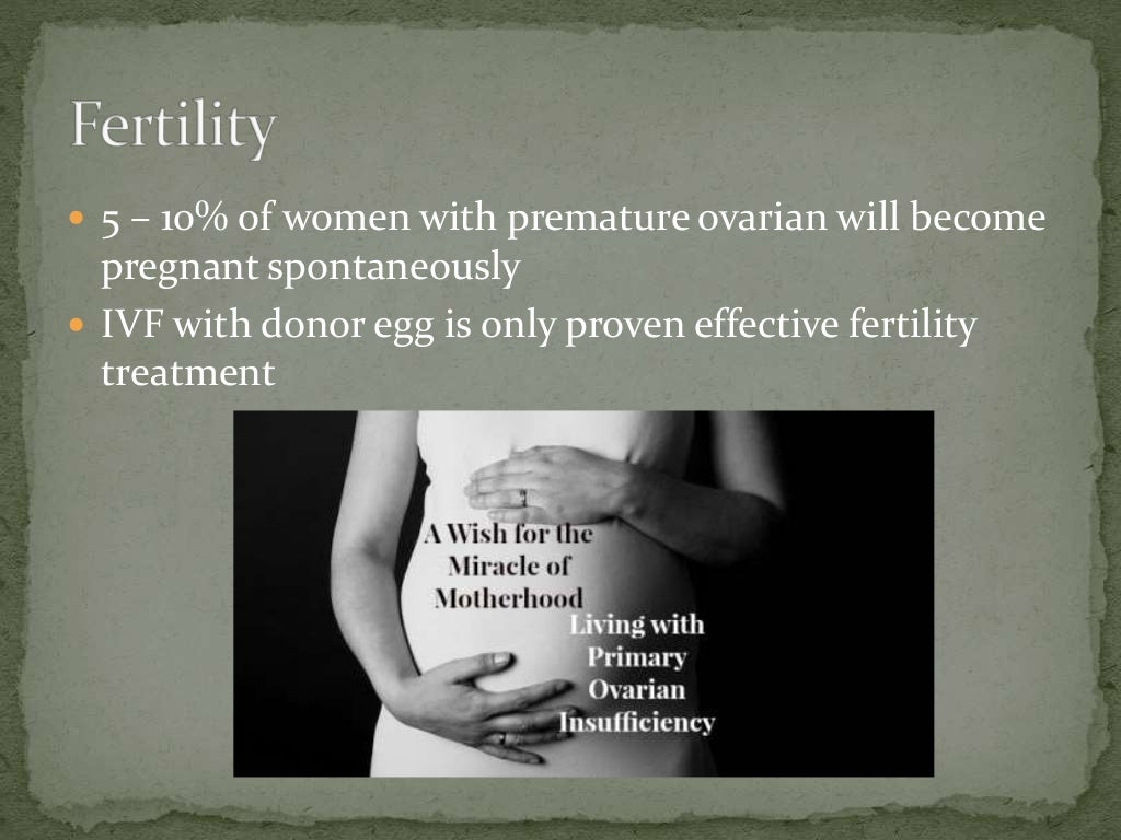 Primary ovarian insufficiency