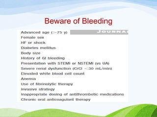 Beware of Bleeding
 