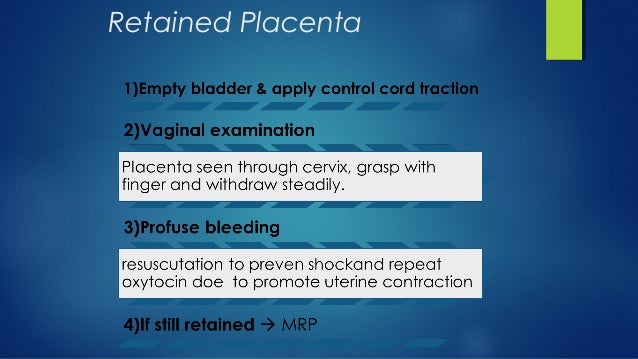 Primary post partum haemorrhage