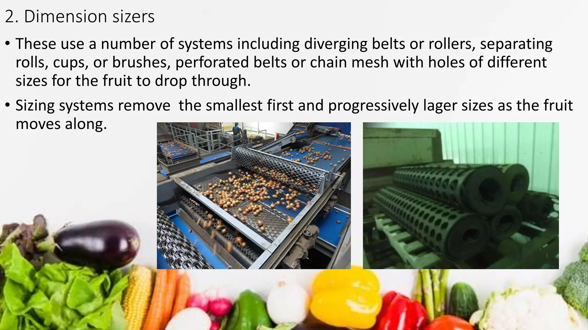 Primary and minimal processing of fruits and vegetables | PPTX
