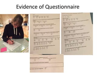 Evidence of Questionnaire
 