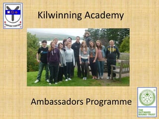 Kilwinning Academy




Ambassadors Programme
 
