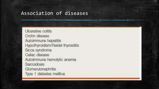 Association of diseases
 