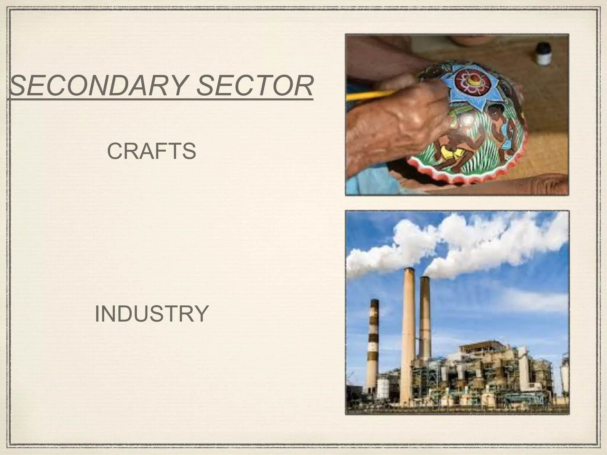 Primary, Secondary and tertiary sector | PPTX