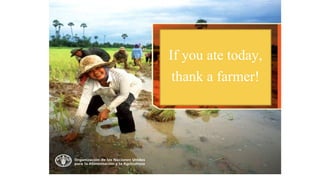 If you ate today,
thank a farmer!
 