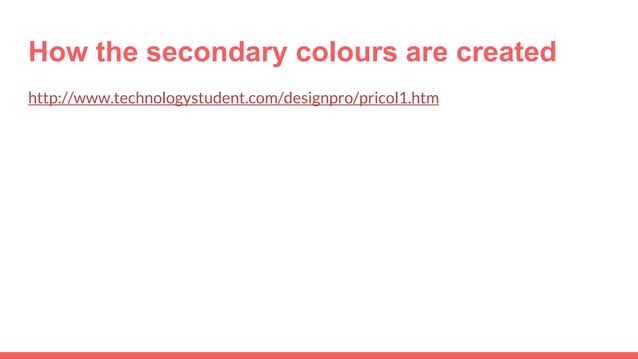 GROUP 01: PRIMARY, SECONDARY AND TERTIARY COLOURS | PPT