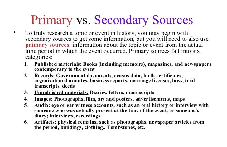 how to use secondary sources in an essay