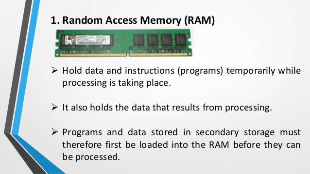 Primary Storage Devices