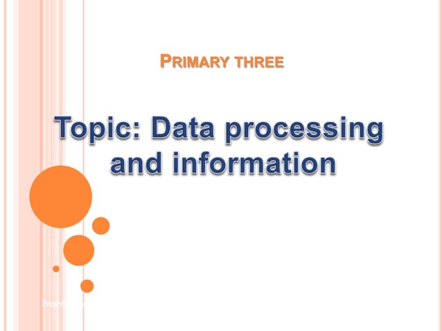 DATA PROCESSING | PPT
