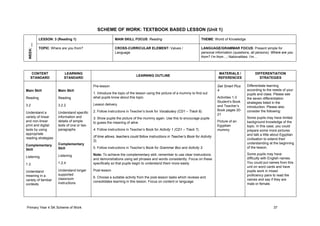 Primary English Year 4 SK Scheme Of Work 2024 | PDF