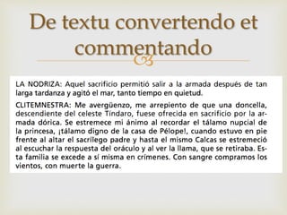 
De textu convertendo et
commentando
 