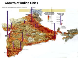 Growth of Indian Cities
 