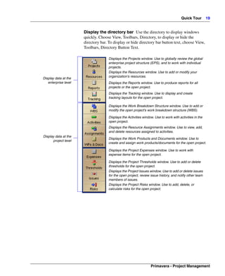 Primavera Database Structure Primavera | PDF