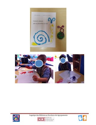 Logotipo das Bibliotecas Escolares do Agrupamento
 