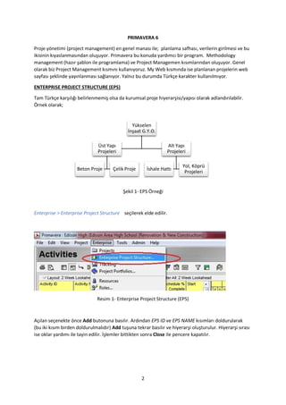 Primavera Database Structure Primavera | PDF