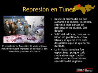 Represión en Túnez
                                                  • Desde el mismo día en que
                         ...
