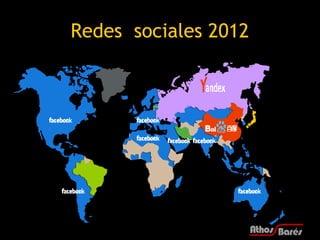 Redes sociales 2012
 
