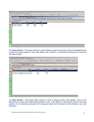 Primavera p6 18.8 planning and scheduling guide r3 | PDF