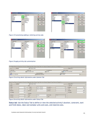 Primavera p6 18.8 planning and scheduling guide r3 | PDF