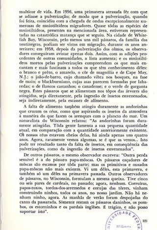 Primavera ssilenciosa rachel carson