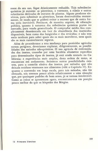 Primavera ssilenciosa rachel carson