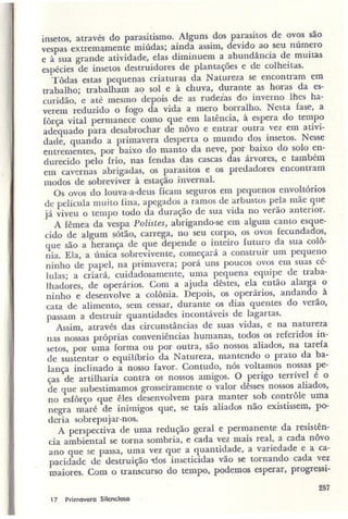 Primavera ssilenciosa rachel carson