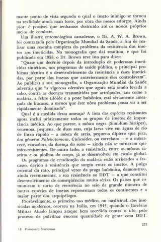 Primavera ssilenciosa rachel carson