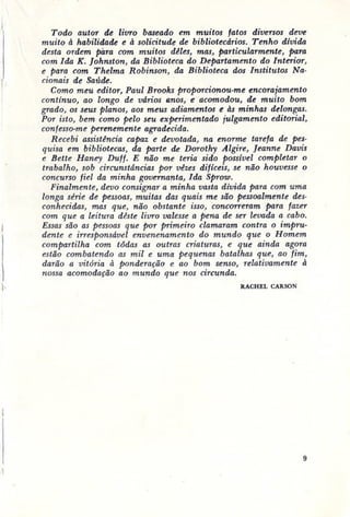 Primavera ssilenciosa rachel carson